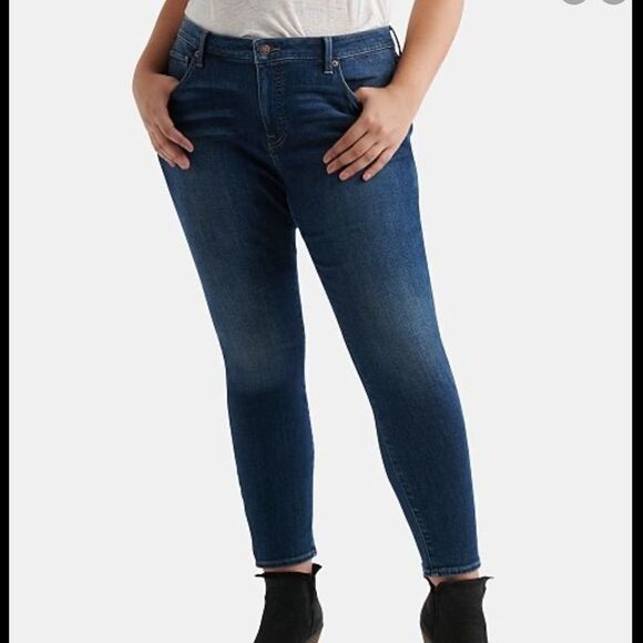 Lucky Brand Lolita Plus Sz Skinny Jeans NWT Sz 24W - Picture 1 of 10